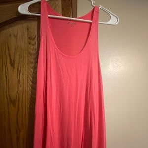 Loose fitted racer back tank top